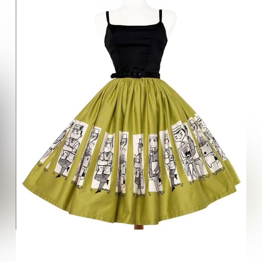 NWT Pinup Girl Commuter Jenny dress-with slight flaw in skirt